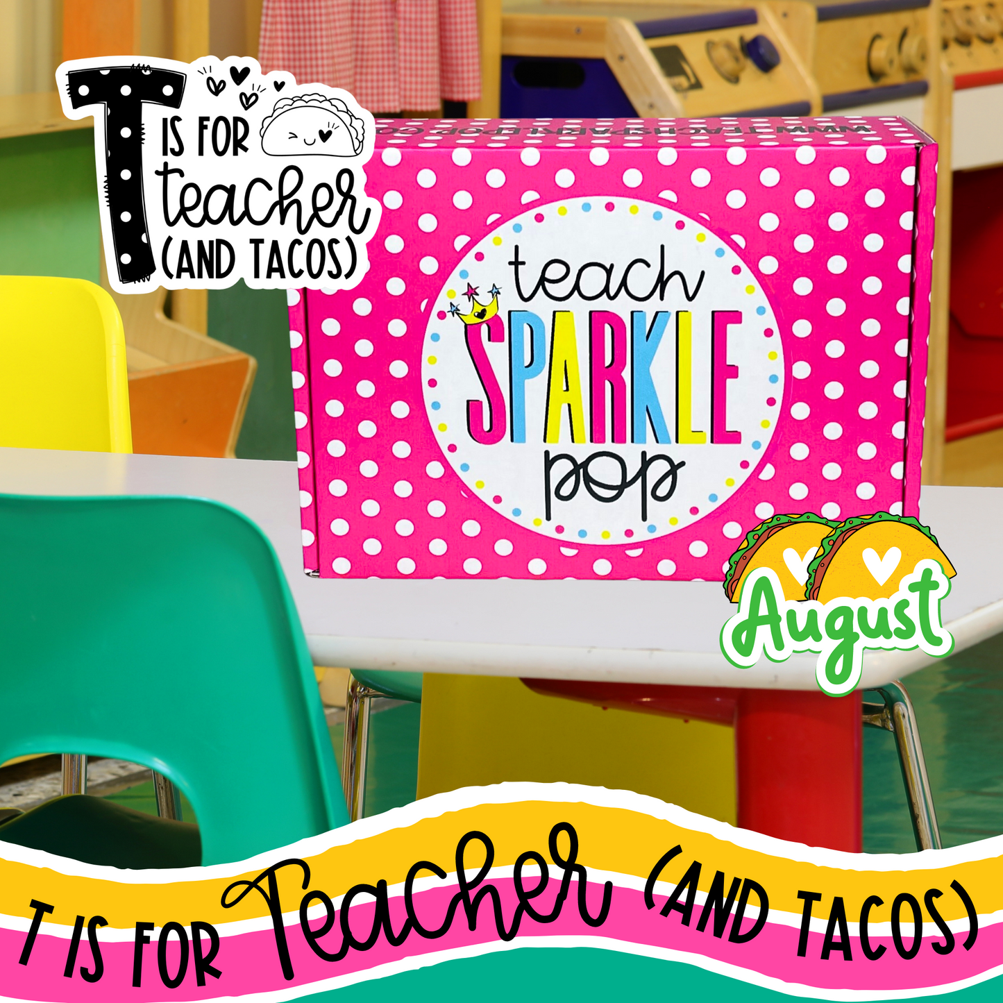 Teach Sparkle Pop Box